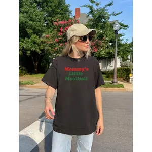 [Sale off up to 50%] Mommy's Little Meatball Tshirt, Italian NYC Shirt, Nic Funny T-Shirt, Unhinged Meme Shirt That Goes Hard, Proud Italian Gift