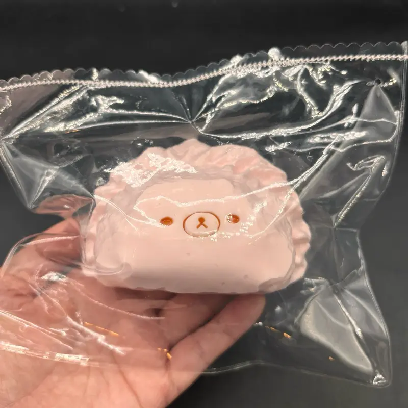 New frozen butter super mouldable bear dumpling pink taba squishy
