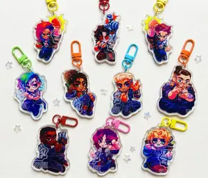 CYBERPUNK 2077 acrylic keychains - v - johnny- reed - songbird - kerry - judy - panam - jackie - misty
