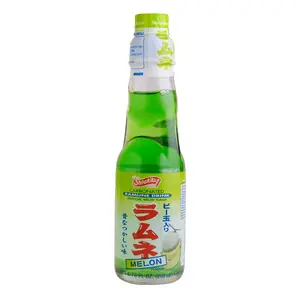 SHIRAKIKU Japanese Melon Soda Ramune 200ml - Refreshing Sparkling Drink SHIRAKIKU Japanese Melon Soda Ramune 200ml - Refreshing Sparkling Drink