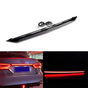 Smoked Lens Optic Rear Trunk Red LED Taillight Brake Lamp For TOYOTA CAMRY 2018 2019 2020 2021 2022 2023 2024 Replace OEM Part # 8191006070 8192006060