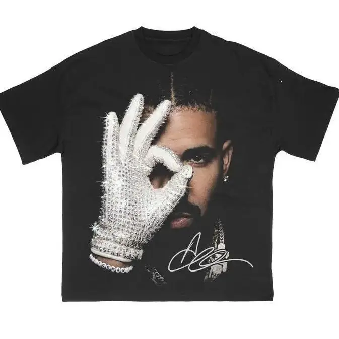 Drake Iceman T-Shirt, OVO Graphic Tee, Rap Vintage Shirt Cotton Womenswear Top
