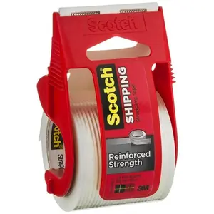 3M Scotch Strapping Tape With Sure Start Dispenser, Mmm 50, Size: 2 In X 360 In - 6 Rolls