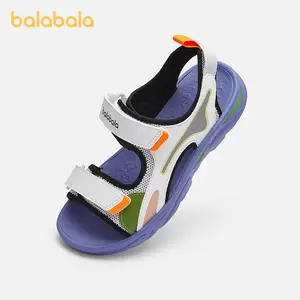 Balabala Kids Color-Blocked Adjustable Strap Sports Sandals Breathable Athletic Sandals for Toddlers