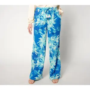 BEAUTIFUL by Lawrence Zarian Regular Tassel Pull-On Pant
