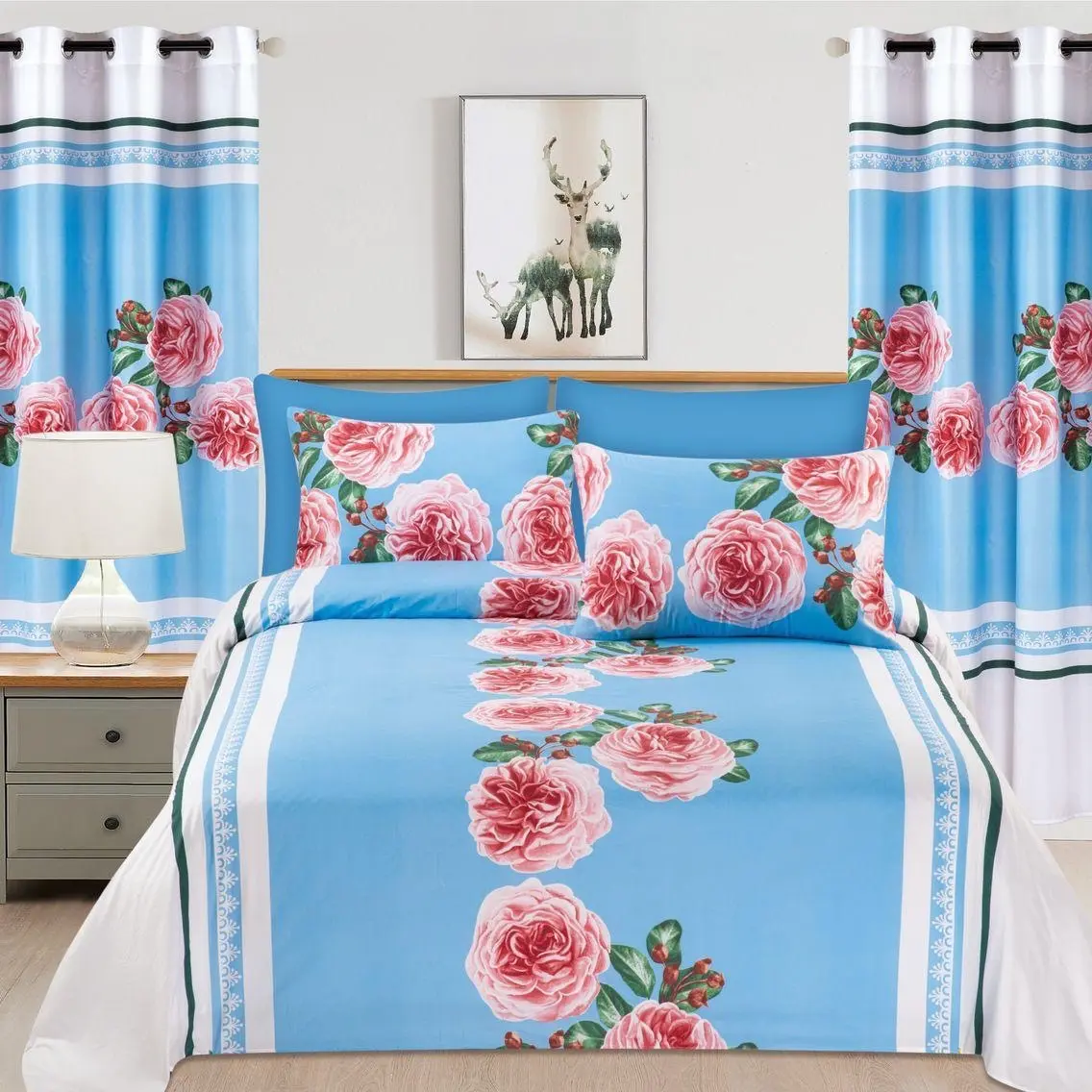 8pcs Bedsheets - High-Quality Cotton Sheets for Comfortable Sleep 8pcs Bedsheets - High-Quality Cotton Sheets for Comfortable Sleep