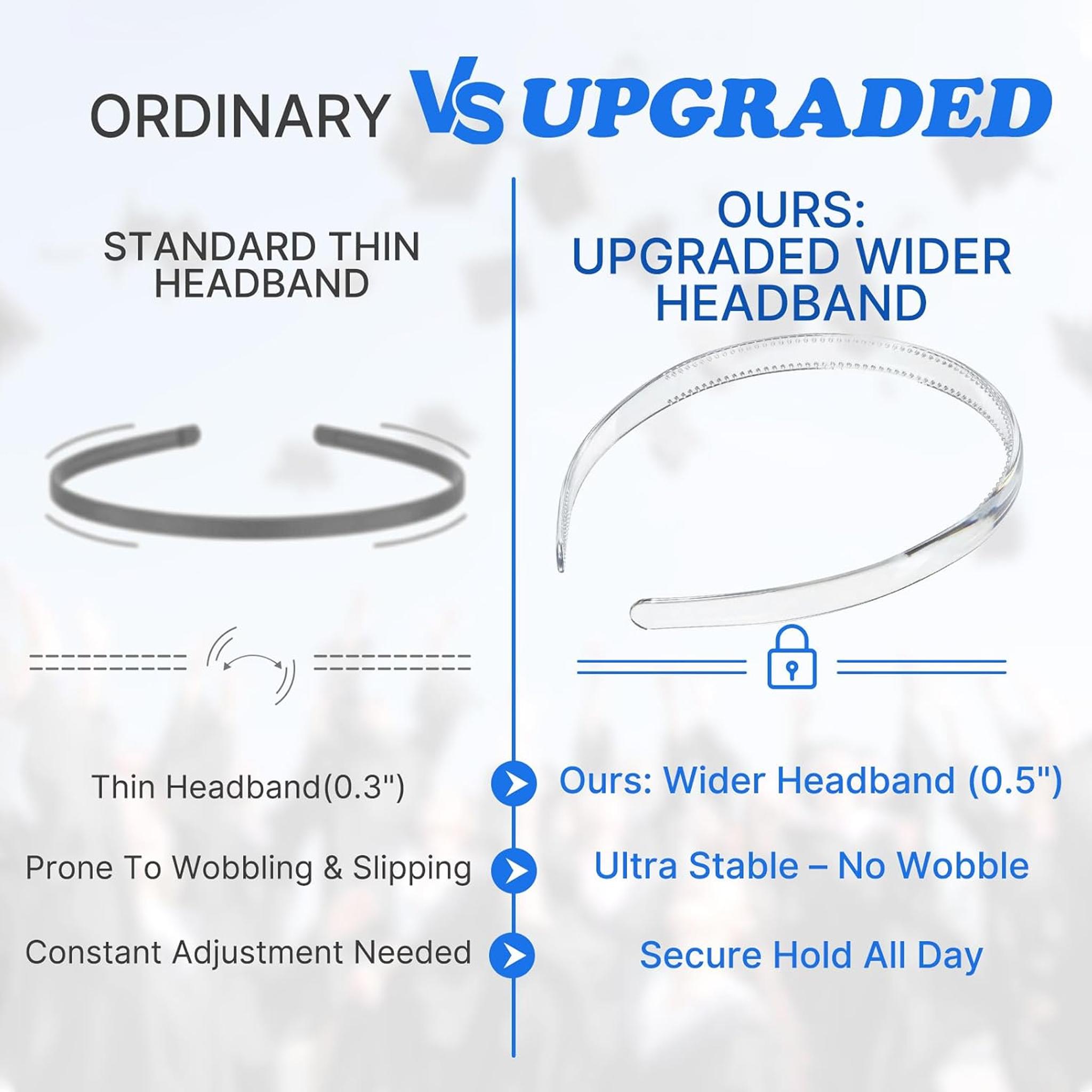 Graduation Cap Headband, Firm Anti-fall Hair Band for Graduation Cap, Graduation Gifts Hat Accessories Graduation Cap Headband, Firm Anti-fall Hair Band for Graduation Cap, Graduation Gifts Hat Accessories