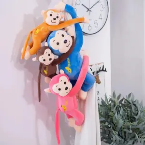 Animal Monkey Long-Armed Monkey Doll Long-armed Soft Hanging Monkey Plush Toy Cute Plush Long Arm Tail Monkey Doll Birthday Gift