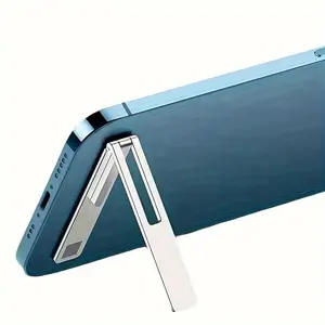 Ultra-thin Minimalist Phone Stand, Mini Adhesive Back Support, Foldable Lazy Stand And Portable