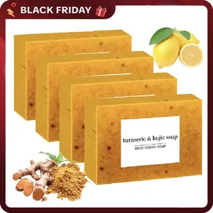 Kojic Turmeric Face Soap, Kojic Soap, Face Cleansing Soap, Turmeric Face and Body Soap, Kojic Face and Body Soap