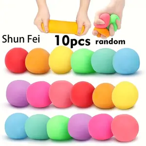 10pcs Kids & Adults Stress Balls, Slow Bounce Anxiety Relief Toy, Hand Therapy Sensory Soft Balls, Party Favors Classroom Prizes