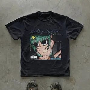 Deftones scott pilgrim T-Shirt, Rock Music Band Graphic Tees, Unisex Tshirt, Gifts Shirt, Menswear Womenswear Streetwear, Aesthetic, Heavyweight Cotton Comfort Top Regular Fit Y2k Outfit Outdoor Affliction Clothes