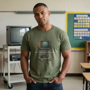 Sub Teacher TV Tee – "We Are What We Want" Vintage Television Graphic T-Shirt