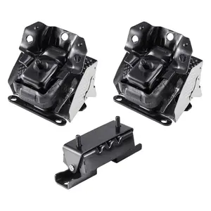 VEVOR Engine and Transmission Motor Mount Kit Replacement, Set of 3, Compatible with 2007-2013 Chevrolet Silverado 1500 5.3L V8, Replace OE# A5365, A5365, A2638, Secure Support