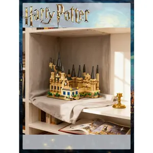 Castle building blocks - Magic School model. It is an excellent holiday gift for friends, enhances the party atmosphere, and is also an ideal party decoration, home decoration and room decoration item.