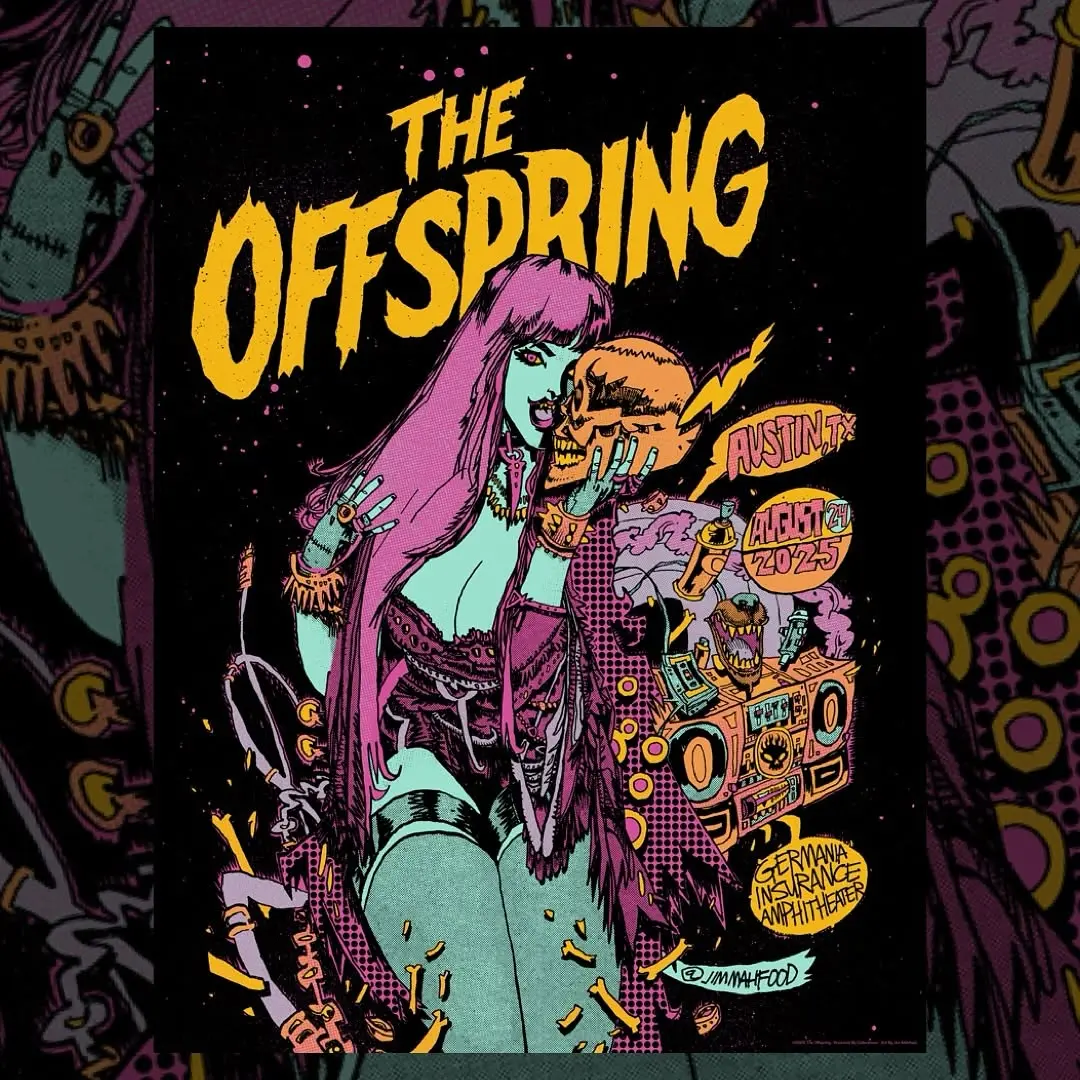 Burning Offspring: 2025 Tour Poster