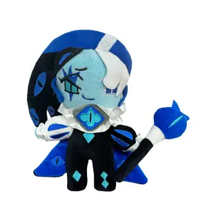 Shadow Milk Plush Cookie Run Character Soft Toy with Blue and Black Design
