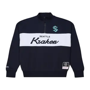 Seattle Kraken Mitchell and Ness Womens Head Coach Quarter Zip