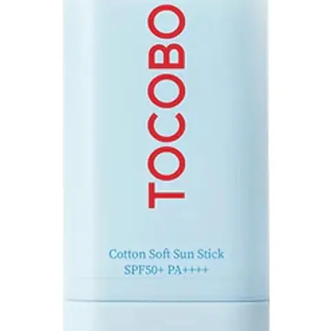TOCOBO Cotton Soft Sun Stick SPF50+/PA++ Facial Oil for Combination Skin Skincare Sunscreen Gentle Smooth Uv Comfort