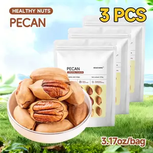 Pecans, Roasted & Salted, Crunchy Nut Snack for Adults & Kids, Office Snacks, Trail Mix Add-Ins, Fresh Roasted Flavor, Natural Nut Taste, Crunchy Roasted Bites, Resealable Bag