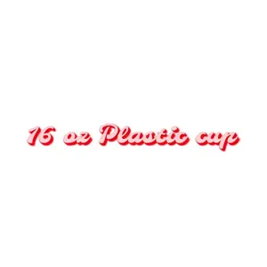16 oz Plastic Cup w/straw Tumbler