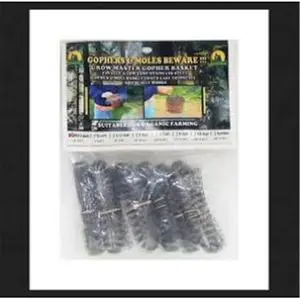 212 MAIN Daniel Scott Schweitzer Mini Stainless Steel Mesh Gopher Root Guard Baskets - Pack of 6, Specialty Garden Tool for Root Protection