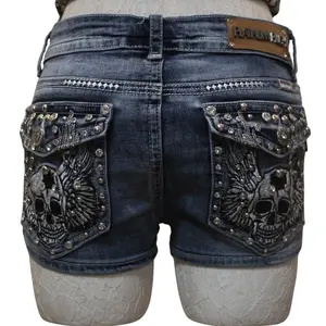 Bling Platinum Plush Shorts Women - Soft Comfortable Plush Material with Glamorous Bling Detail for Casual Wear - Womenswear