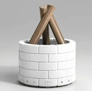 Flame Effect Ultrasonic Diffuser – Real Fire Mist Humidifier