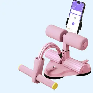 Abdominal Exercise Equipment Dual Foot Straps Resistance Bands Portable Sit Up Trainer for Core Muscle Workout Home Gym Compact Design Easy to Store