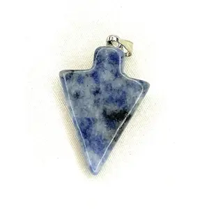 Arrowhead Gemstone Pendant - Sodalite