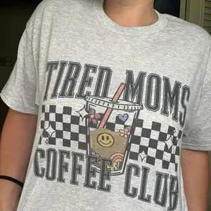 Tired Moms Coffee Club Graphic Top