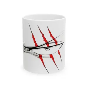 Claw Mark Eye Design Mug | Ceramic Coffee Cup