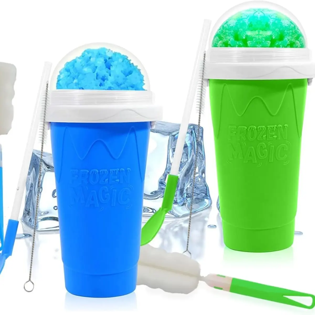 Slushy Cup - Blue & Green
