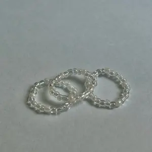 Beaded Rings - Simple Stretchy Beaded Design to match bracelets