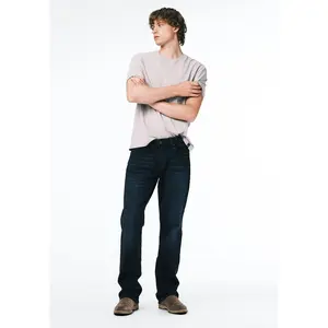 King Men's Slim Boot Jeans, Whiskered and Sanded - BM22675