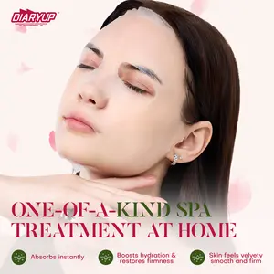 Moisturizing Mask Set Rose Extract + Hyaluronic Acid | DIARYUP Brightening Moisturizing Moisturizing Mask (12 pieces) First Aid Moisturizing Mask Set valentine gifts