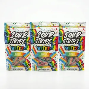 Sour Strips Rainbow Bites (180G) Spain - 3 Pack