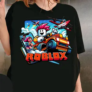 Roblox Black T shirt: Moisture-Wicking, Quick-Dry & UV-Protective for Daily Wear