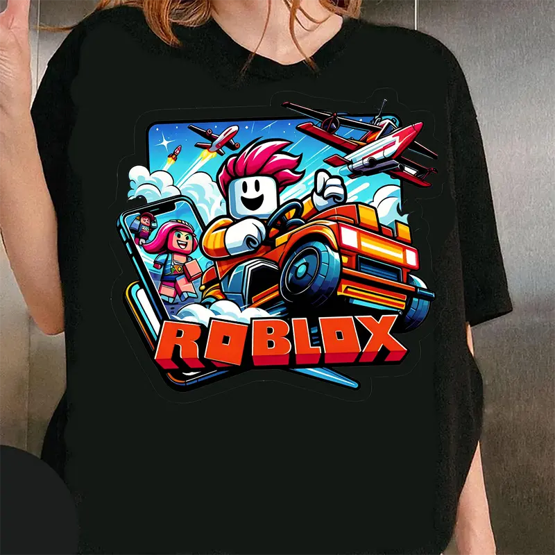 Roblox Black T shirt: Moisture-Wicking, Quick-Dry & UV-Protective for Daily Wear