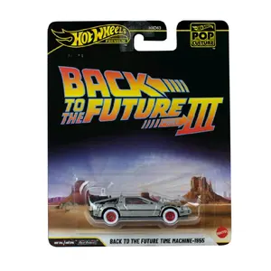 Hot Wheels Premium Pop Culture Back To The Future 3 Time Machine 1955 DeLorean