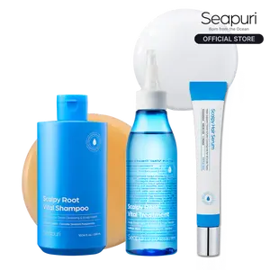 [Seapuri Official] Scalpy Vital Complete Scalp Care Set | Includes Root Vital Shampoo & Treatment & Scalp Care Serum | For Stronger, Healthier-Looking Hair & Scalp, Sensitive Scalp