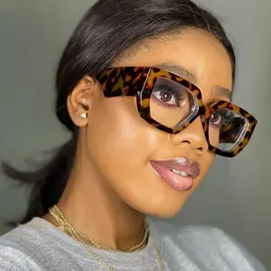 Retro Square Anti Blue Light Glasses | Women Men | Vintage Optical Clear Computre Colorful Eyeglasses Frames| Ins Popular Eyewear Male Female