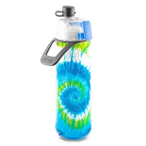 O2COOL MIST 'N SIP Misting Water Bottle 2-in-1 Mist And Sip Function - TIE DYE