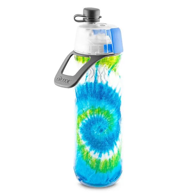 O2COOL MIST 'N SIP Misting Water Bottle 2-in-1 Mist And Sip Function - TIE DYE