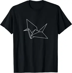 100%cotton Origami Paper Crane T-Shirt T-Shirt