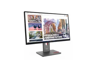 Lenovo ThinkVision P27QD-40 27" WQHD LED Monitor - 16:9 - Raven Black - 2560 x 1440 - 350 Nit - 4 ms - 120 Hz Refresh Rate - USB Type-C - HDMI - DisplayPort - VESA - USB Hub, KVM Switch (64B3GAR2UZ)