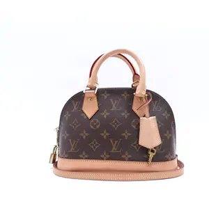 Pre-owned Louis Vuitton Coated Canvas Shoulder Bags Alma BB Monogram Satchel T10402940