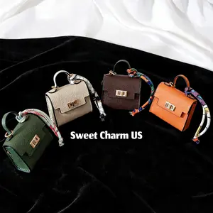 【Mother's Day Gifts】4PCS Fashion Multi-Mini Keychain Bags, Compact & Lightweight, Ideal for Coins, Keys, Earphones, Daily Use & Travel Organization
