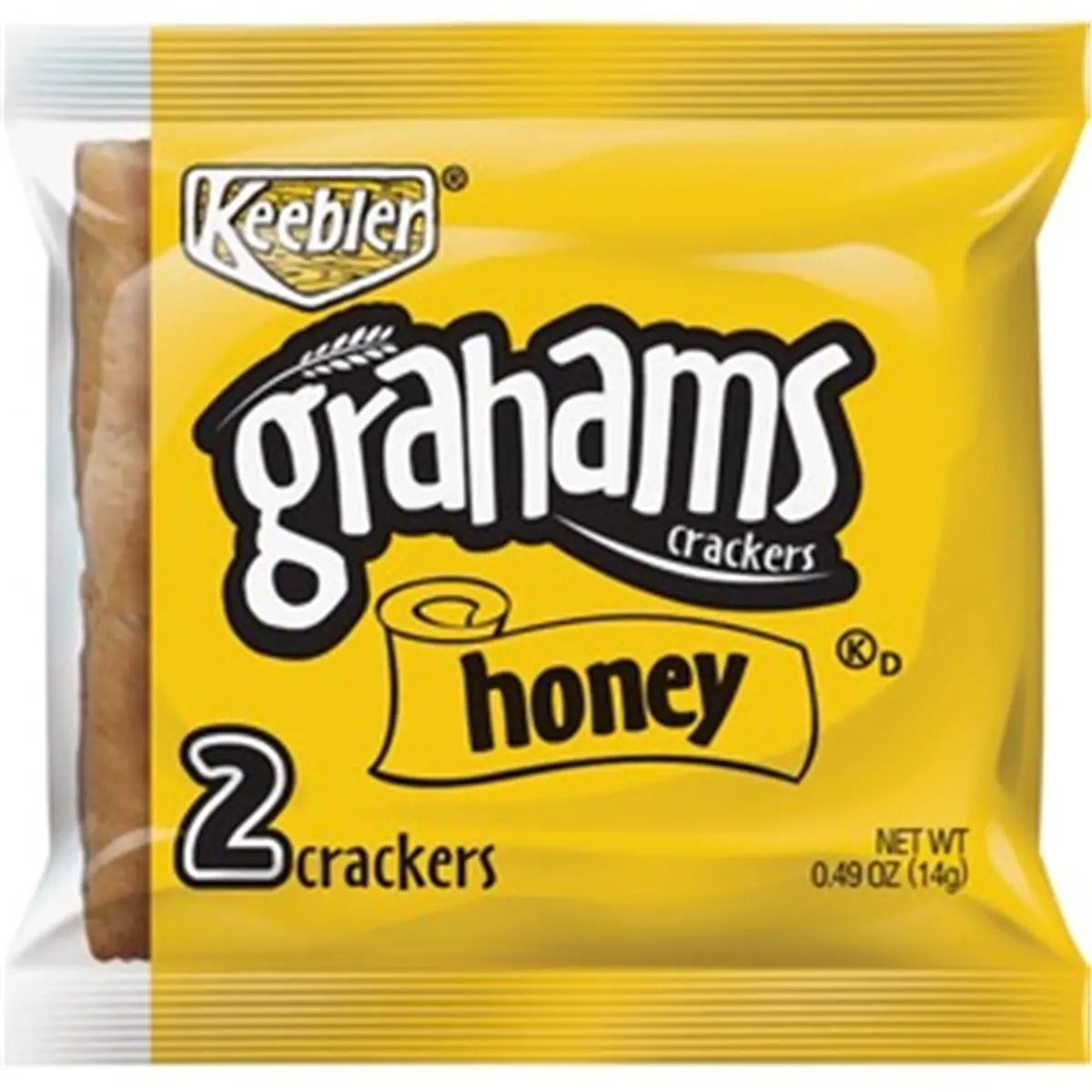 212 MAIN Keebler Honey Graham Crackers - Crispy Texture, Sweet Flavor, Heart-Healthy Treat, Individual Packaging for On-the-Go Snacking, Case of 200