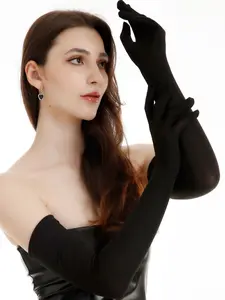 Women's Silk Gloves, Cosplay Arm Sleeves, Party Dance Costume, All Season, UV Protection, Outdoor Activities, Festival Gift